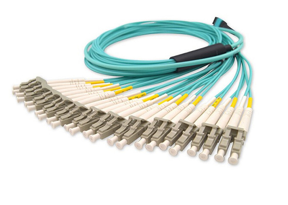 Гибкий провод оптического волокна кабеля ЛСЗХ хобота оптического волокна МПО 100Г КСФП ОМ3 ОМ4 мультимодный