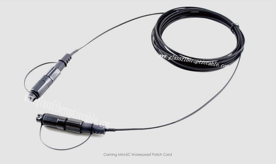 кабели заплаты оптического волокна длины 100М подгоняли соединители СК АПК