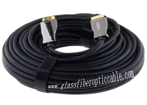 Черный кабель Gbps 4K 60HzHDMI AOC поставки 18,2 Paintcoat 5V