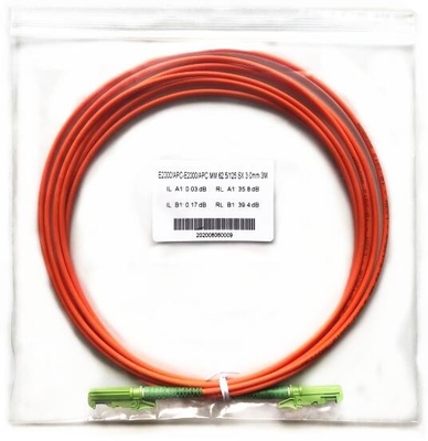 кабели заплаты оптического волокна 0.9mm 2.0mm 3.0mm с E2000 соединителем SC APC UPC