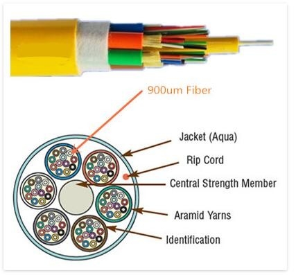волокно 900um &amp; 250um добавляет дополнительные слои G652D G657A1 G657A2 SM для продукции кабеля FO