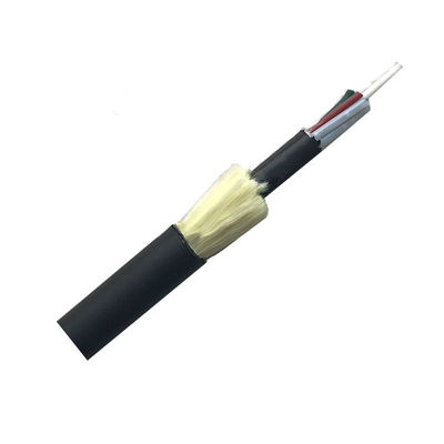 Чернота оптического кабеля 12F SM G652D LSZH буфера проламывания плотная