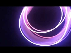 Светодиодная подсветка для куртки MMA, боковая подсветка, оптоволокно, RGB, пластик, голый оптический кабель