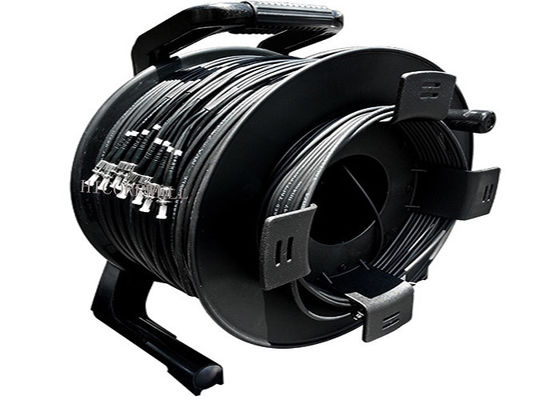 качество  Portable Retractable Cable Reel For Various Tactical Communication FO Cable фабрика