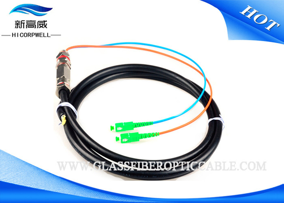 Отрезок провода черного волокна Пайнткоат ФК оптически, гибкие провода волоконной оптики ИЭК 60794