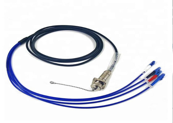 КПРИ делают на открытом воздухе соединитель водостойким штепсельной вилки ядров сборки кабеля ИП67 ОДК 4 волокна