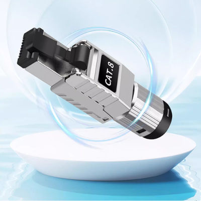 Медно-серебряный сплетённый кабель Cat8 Ethernet кабель CAT8 SFTP RJ45 сетевой патч аудио кабель