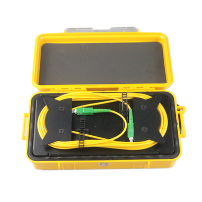 Коробка кольца катышкы кабеля оптического волокна в желтом цвете для предохранения от оптического волокна
