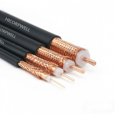 SYC50-3/5/7/9 50 Ohm Low Loss High Frequency RF Coaxial Cable with OFC Copper Core Braided Shield PVC Jacket for Audio/Video