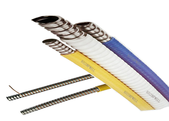 Шланг металла водоустойчивого проводника гибкого металла компонентов оптического волокна защитный для Арморед кабеля волокна