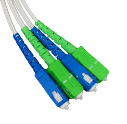 Кабель падения оптического волокна SC APC 10m 30m 50m 100m FTTH SC UPC