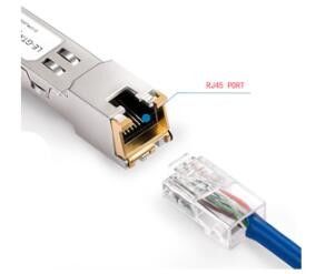 10 100 1000 приемопередатчик меди 100M RJ45 SFP BASE-T