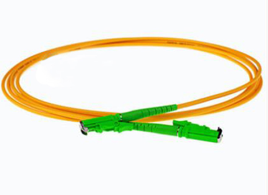 Желтый соединитель SC E2000 APC UPC кабелей оптического волокна 3.0mm однорежимный мультимодный