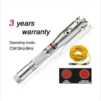 Испытание волокна 5MW 10MW 20MW оборудует оболочку визуальной черноты искателя повреждений 30MW кожаную