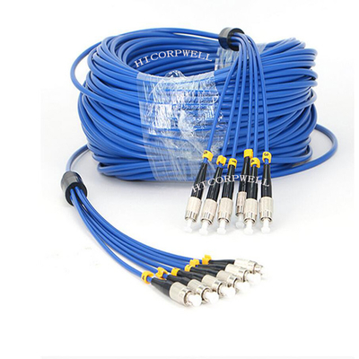 Сделайте кабель водостойким оптического волокна одиночного режима 4 ядров, на открытом воздухе 3м двухшпиндельный гибкий провод волокна