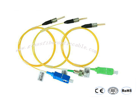 Отрезок провода SM 9/125um 1310nm 2.5GHz FP оптического волокна SC /FC/LC APC &amp; лазерный диод DFB коаксиальный