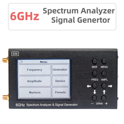 35 до 4500 сигнал Genertor для Wi-Fi, 2G спектрального анализатора MHz SA6 6GHz портативный, 3G, 4G, LTE, CDMA, DCS, GSM, GPRS